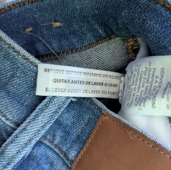 Madewell 9 Inch High Rise Denim Skinny Jeans 23 - Picture 12 of 13